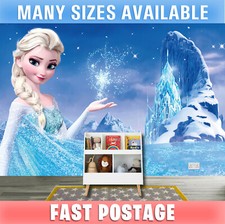 Frozen Elsa D1 Mural Room Wallpaper For Feature Bedroom Kids Wall Peel or Paste