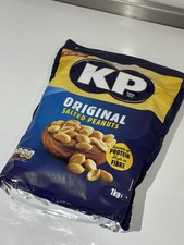 KP Original Salted Peanuts Huge 1kg Bag Snack Nut Fiber Protein 
