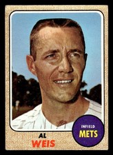1968 Topps #313 Al Weis - VGEX-EX *TedsCardShack*