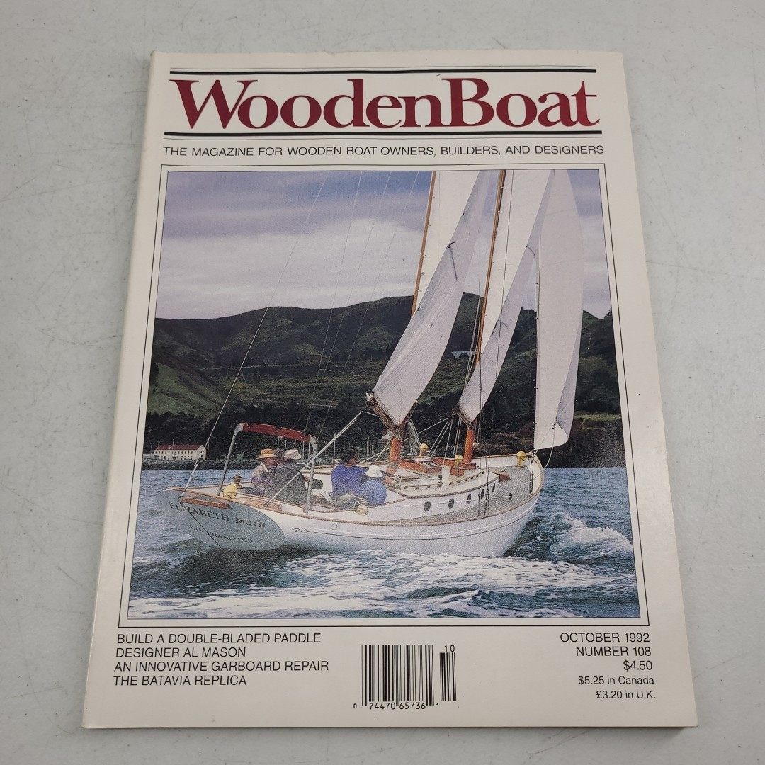 Wooden Boat Magazine Oct 1992 Batavia Build Double-Bladed Paddle by Al Mason