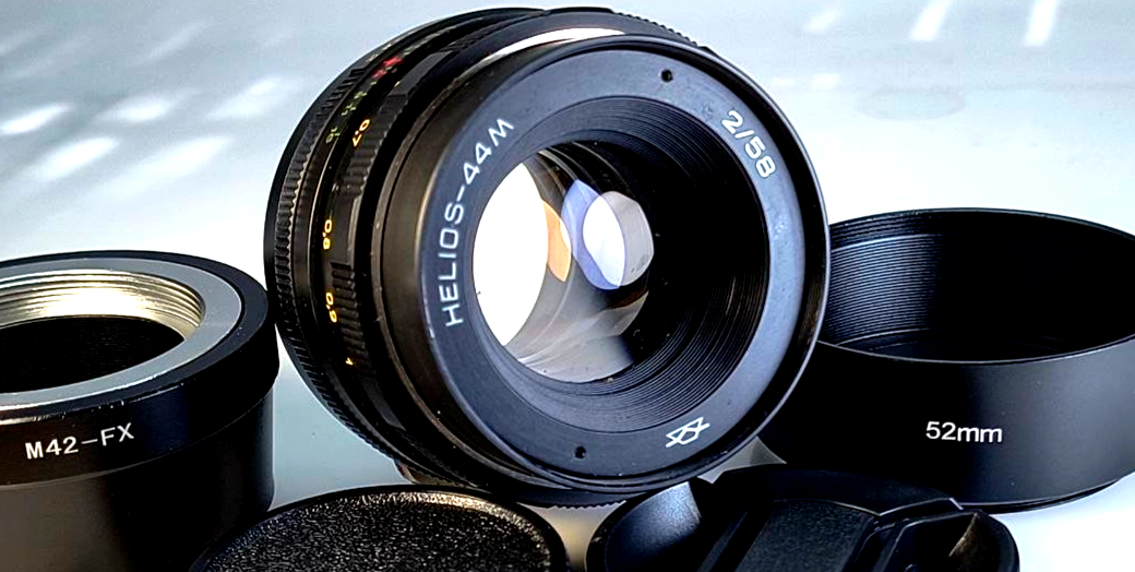 Helios 44M 58mm f2 Soviet Lens M42 + Fujifilm FX Adapter Portrait