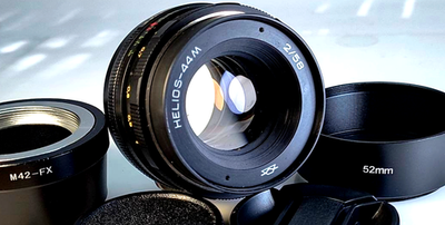 Helios 44M 58mm f2 Soviet Lens M42 + Fujifilm FX Adapter Portrait