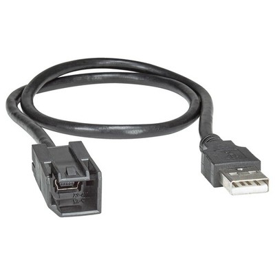 USB Replacement Adapter kompatibel mit Alfa Romeo Mito Opel Corsa E Adam