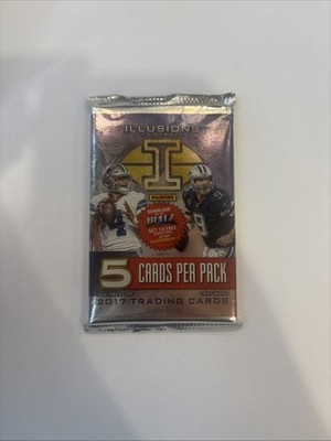 2017 Panini Illusions Football Hobby Box Pack  SUPER THICK PACK RPA? MAHOMES RC