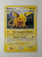 Raichu DP21 Promo Diamond and Pearl Holo Swirl LP on eBay