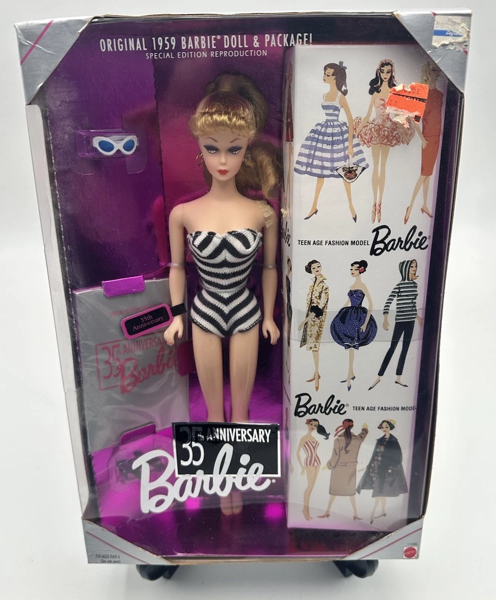 Barbie Licensed Reproduction 1993 Year Manufactured Dolls & Doll