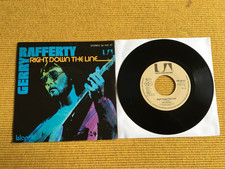 Single '7' - Gerry Rafferty - Right Down the Line - Ex