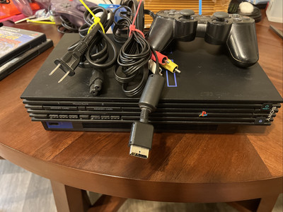 Sony PlayStation 2 Console - Black (SCPH-39001) Tested And Working
