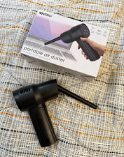Vivitar Portable Dust Blower for Keyboard, Handheld Electric Air Duster, Black