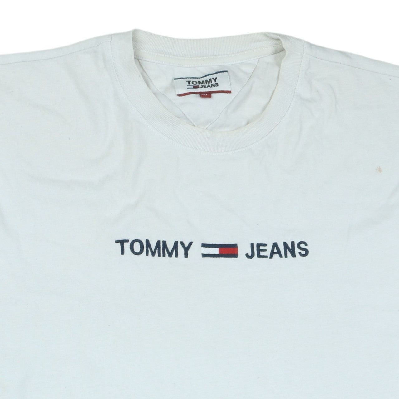 Tommy Jeans White T-Shirt Mens Xl image 3