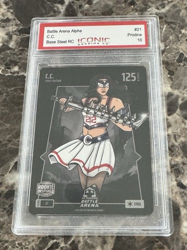 Caitlin Clark CC Iconic 10 Rookie Steel Base #27 2024 Bo Jackson Battle Arena RC