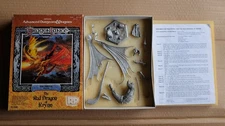 Red Dragon of Krynn Unpainted Open Box Ral Partha AD&D 10-500 Metal Miniatures