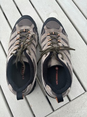 Merrell Moab 2 Vent Low Hiking Shoes Men s 11.5 Walnut Brown Black Vibram J06011