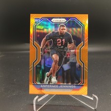 Anfernee Jennings 2020 Prizm Prizm Orange 371 #/249 New England Patriots Rookie