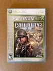 Call of Duty 3: Platinum Hits - (Microsoft Xbox 360, 2008) - Very Good - CIB