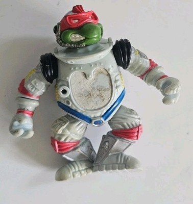 1990 TMNT Raphael Space Cadet Mutant Ninja Turtles Figure Playmates Toys