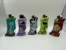 Toker Poker Lighter Sleeve Smoking Tool Bic - 5ct R&M Design Collection