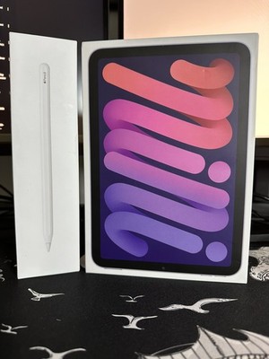 Apple iPad Mini 6 (6th Gen) 2021 64GB Purple Wi-Fi /Cellular w/ Apple pencil