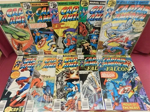 CAPTAIN AMERICA 221 222 223 224 225 226 227 228 229 230 MARVEL COMIC RUN 1978