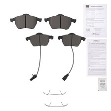 4x Bremsbeläge Vorne For Audi A4 B5 8D2 8D5 1994-2000 2001 8E0698151F 156.3mm