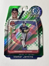 2024 Bowman Draft - Walker Jenkins Top Prospects in Action Green Refractor /99