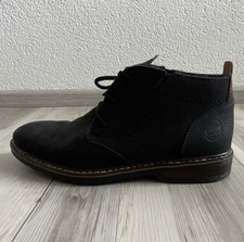 Rieker Herren Chukka Stiefel Leder schwarz EU...