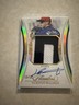 2025 Panini Flawless - Hurston Waldrep Gold Auto Patch 10/10 Book End.