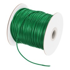 Dark Green 2mm Waxed Cord 98 Yard Wax Bead Thread String for Jewelry Making