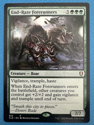 Mtg Razor Runner MTG - End-Raze Forerunners (CLB) | eBay Australia