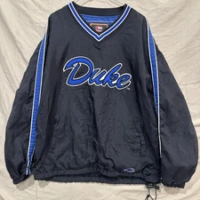 Vintage 90s Duke University Blue Devils Jacket Mens Large XL Windbreaker