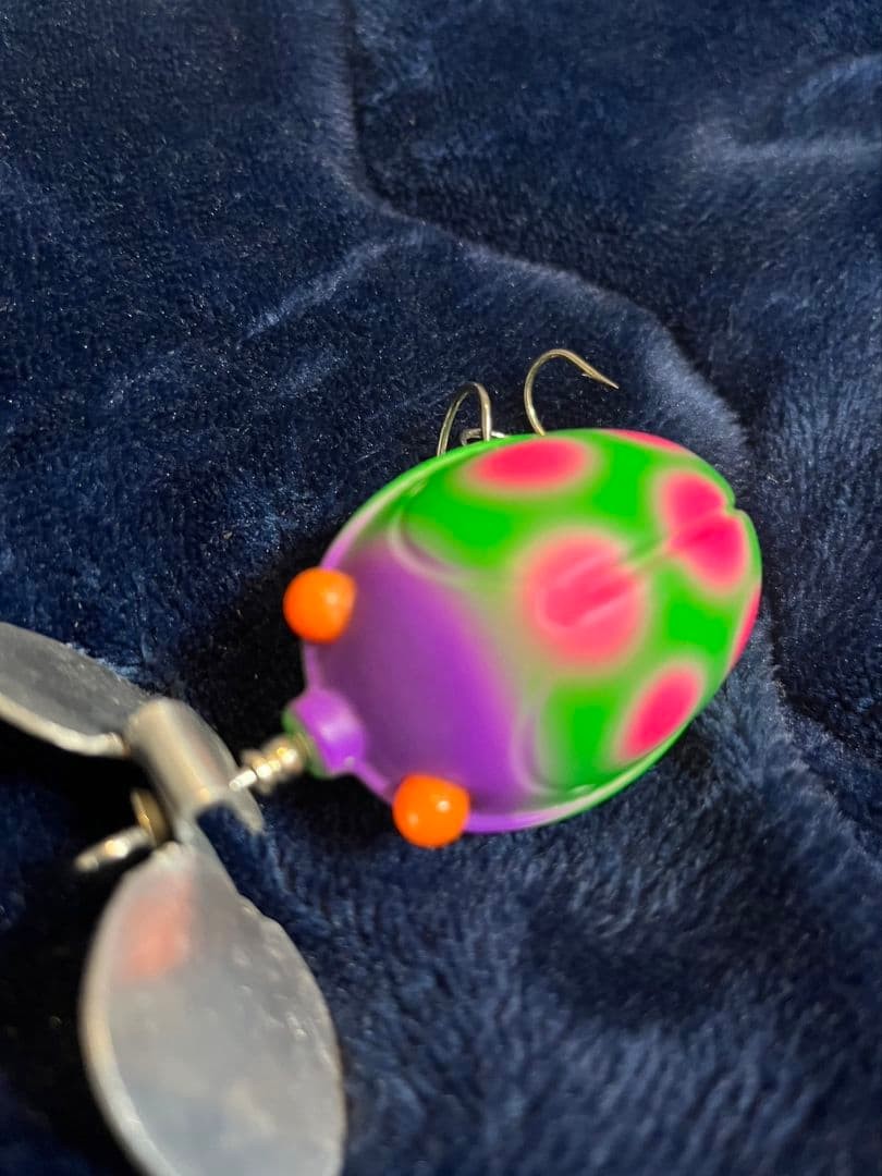 Frog Products Ladybug Topwater Lure for Bass Crazy Color Sample出品中 - Image 2