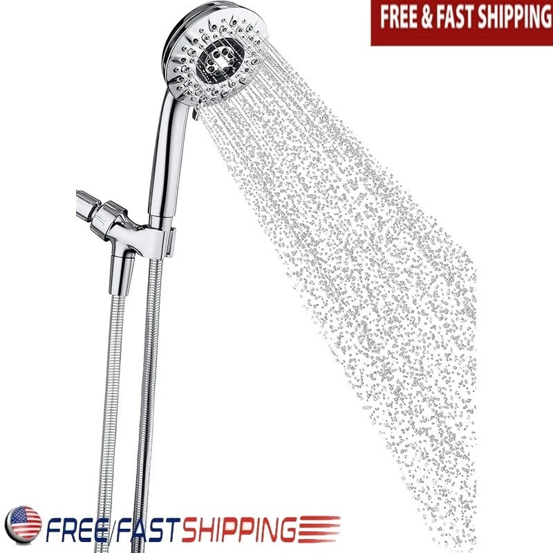 All in One Hand Shower Shower Head Full Coverage Powerful Spray Easy Clean New