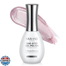 SAVILAND Glazed Nails One-Step Gel Nail Polish: Cat Eye Nail Polish 0.5 OZ 15...