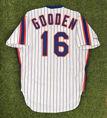 Rawlings MLB New York Mets ユニフォーム 16 Dwight Gooden New York Mets Rawlings Authentic MLB Baseball Jersey