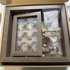 Dog Memorial Gifts for Loss of Dog, Rotating Wooden Picture Frame with Resin ...