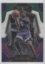 2022 Panini Select Premier Level Green White Purple Prizm De'Aaron Fox #113 9o3