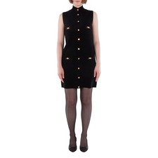 Versace Medusa 95 Shift Knit Cashmere-Blend Mini Dress