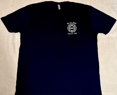FDNY NYC Fire Department New York City T- shirt Sz 2XL Bravest Team NYC