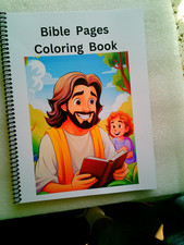 Bible pages coloring bookfor all ages