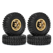 1/24 RC Car 1.0in Wheel Rims&Tires Tyres For Axial SCX24 AXI00002/00004/AXI90081