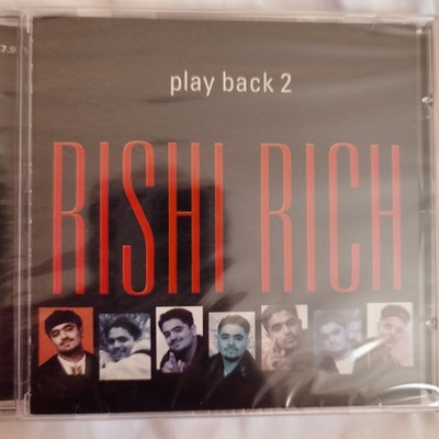 RISHI RICH PLAY BACK 2 MUSIC AUDIO CD RARE NEW SAME DAY DISPATCH
