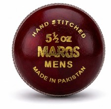 Cricketb&auml;lle Senior 5,5 Unzen Matchqualit&auml;t Echtleder handgen&auml;ht harter Ball