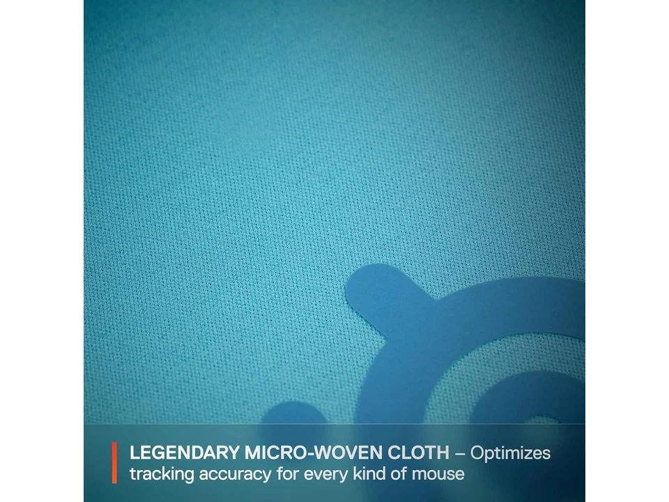 SteelSeries QcK Cloth Gaming Mouse Pad - Exclusive Micro-Woven Surface, - Image 4 of 4