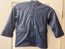 Mini Boden Boys 3-4Y Navy Hooded Raincoat