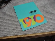 1970 AURORA Model Motoring in Ho Scale Catalog FLAME THROWERS, THUNDERJETS