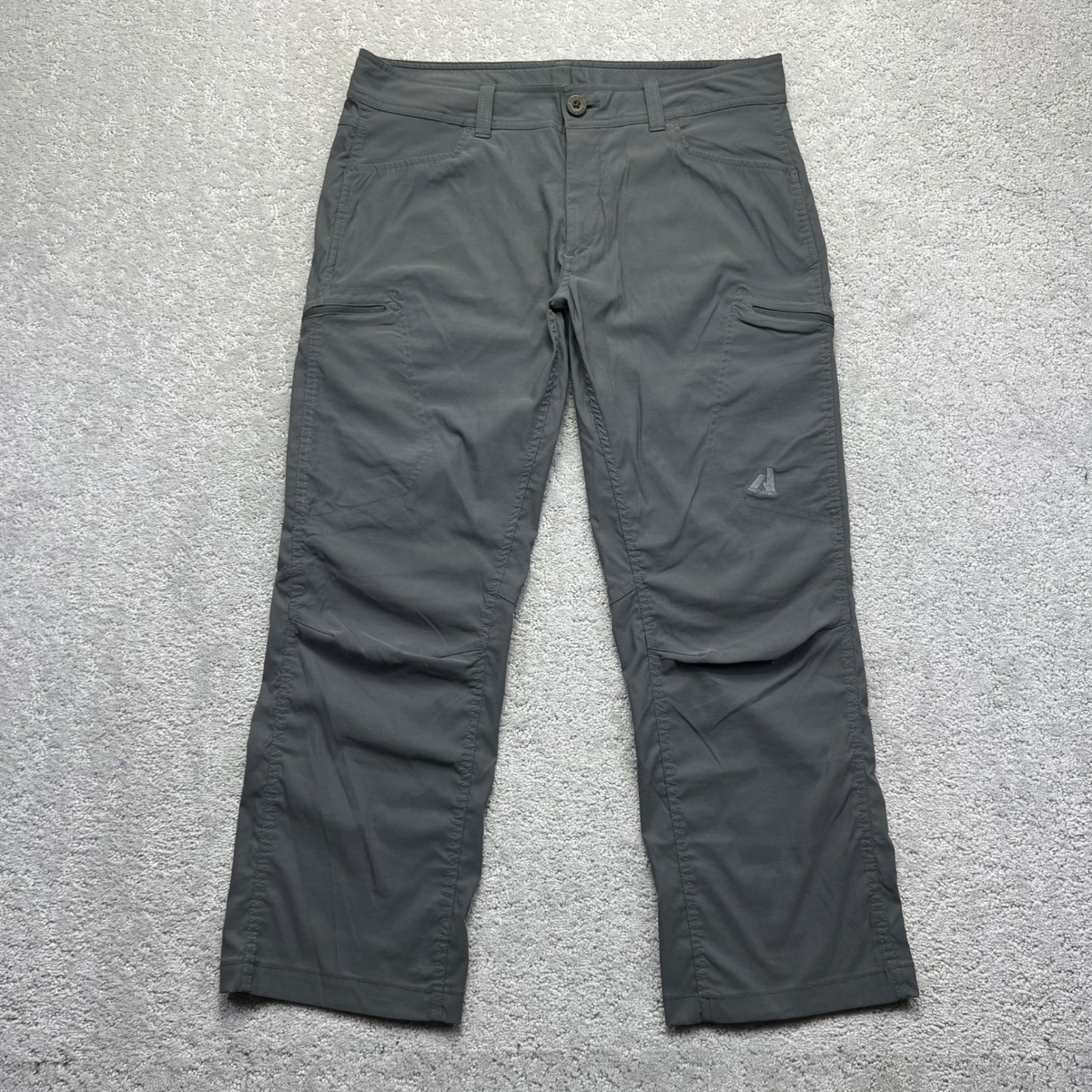 Eddie Bauer Pants Mens 36x27 Gray First Ascent Guide Pro Hiking Outdoor Cargo