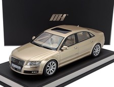 Motorhelix 1/18 Audi A8 L W12 Quattro 2008 Beige Pearl MH030iBP