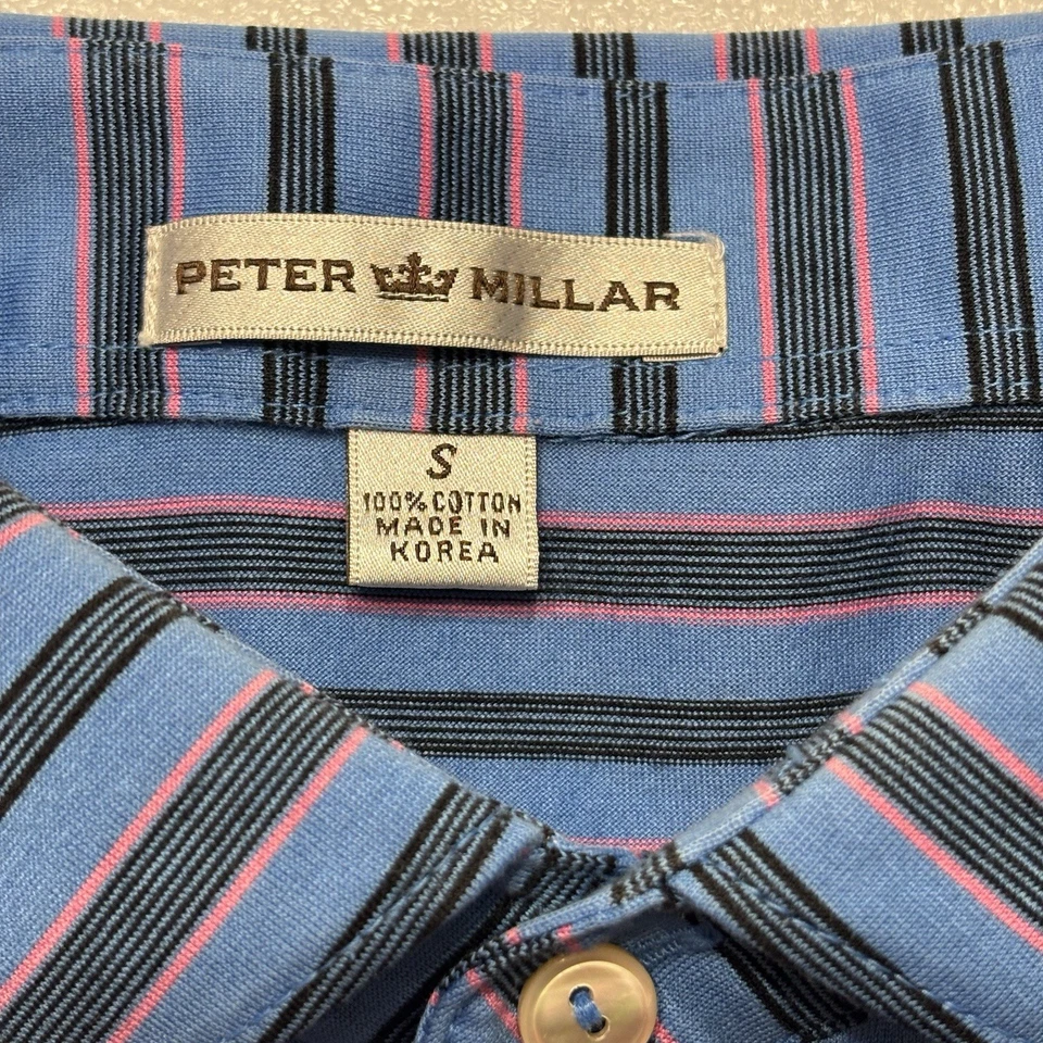 Peter Millar Men's Short sleeve polo 100% cotton Size: S 20x27 (WxL) - Image 3 of 4