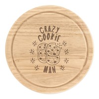 VerrüCkte Cookie Mann Stars Rund Zerkleinern KäSebrett Lustig Spass Essen Schoko