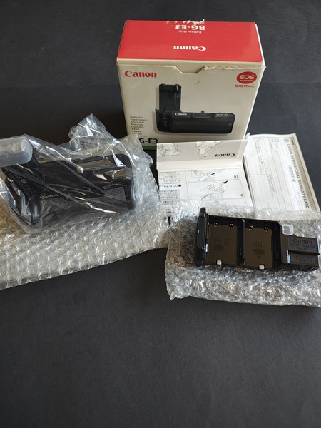 CANON EMPUÑADURA BATTERY GRIP BG-E3 EOS DIGITAL ORIGINAL LEER DESCRIPCIÓN